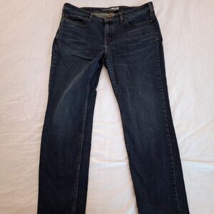 Carhartt Dark Blue Women's Slim Straight Leg Jeans 16